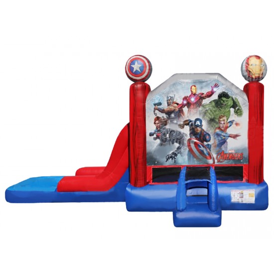 Avengers Bouncy Castle Slide