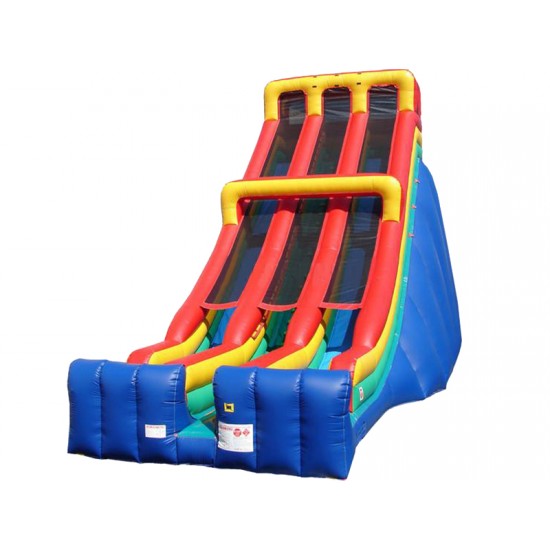 Tall Inflatable Double Lane Slide